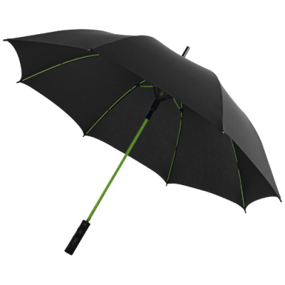 Picture of STARK 23 INCH WINDPROOF AUTO OPEN UMBRELLA in Lime & Solid Black.