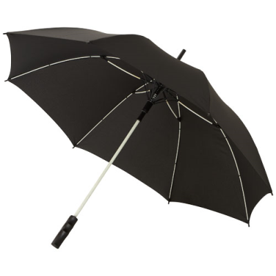 Picture of STARK 23 INCH WINDPROOF AUTO OPEN UMBRELLA in White & Solid Black.