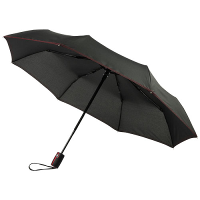 Picture of STARK-MINI 21 INCH FOLDING AUTO OPEN & CLOSE UMBRELLA in Red.