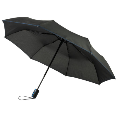 Picture of STARK-MINI 21 INCH FOLDING AUTO OPEN & CLOSE UMBRELLA in Process Blue.