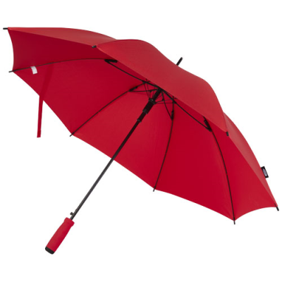 Picture of NIEL 23 INCH AUTO OPEN RECYCLED PET UMBRELLA in Red.
