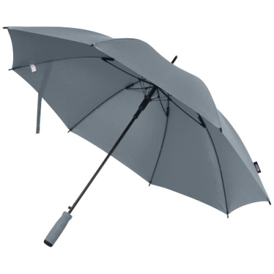 Picture of NIEL 23 INCH AUTO OPEN RECYCLED PET UMBRELLA in Grey.