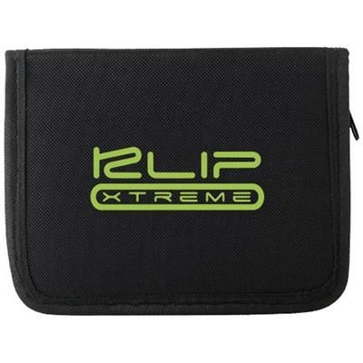 Picture of TRONX 2-PIECE PLAYING CARD PACK SET in Pouch in Black Solid
