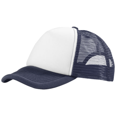 Picture of TRUCKER 5 PANEL CAP in Navy & White