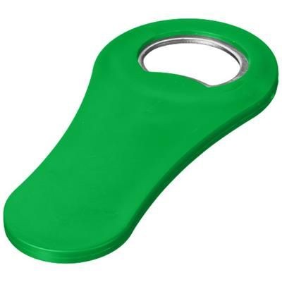 Picture of RALLY MAGNETIC DRINK BOTTLE OPENER in Green