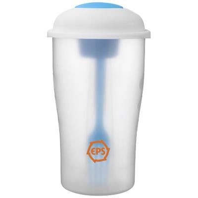 Picture of SHAKEY SALAD CONTAINER SET in Blue-transparent