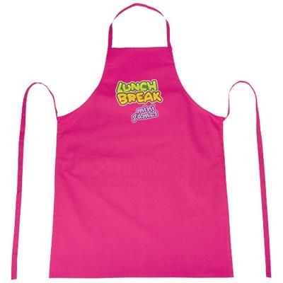 Picture of REEVA 100% COTTON APRON with Tie-back Closure in Magenta
