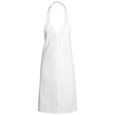 Picture of VERONA V-NECK APRON in White Solid