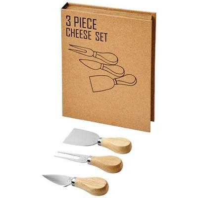 Picture of REZE 3-PIECE CHEESE SET in Natural