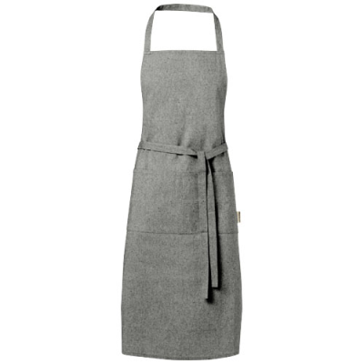 Picture of PHEEBS 200 G & M² RECYCLED COTTON APRON in Heather Black