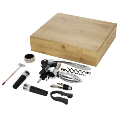 Picture of MALBICK 9-PIECE WINE SET in Natural & Silver