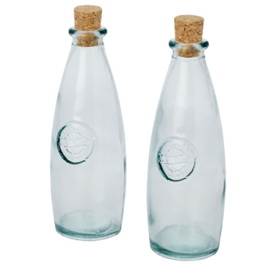 Picture of SABOR 2-PIECE RECYCLED GLASS OIL AND VINEGAR SET