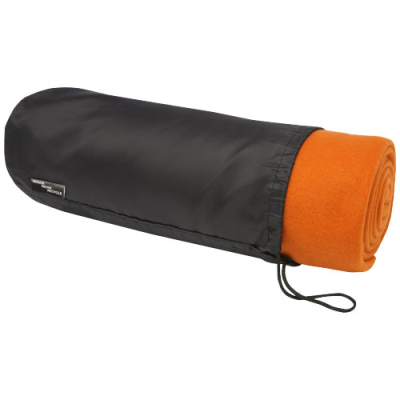 Picture of WILLOW GRS RPET POLAR FLEECE BLANKET in Orange