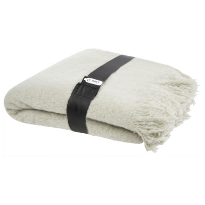 Picture of IVY GRS CERTIFIED RPET BLANKET in Pale Grey.