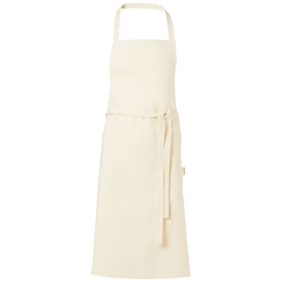 Picture of ORISSA 200 G & M² GOTS ORGANIC COTTON APRON in Natural.