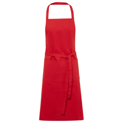 Picture of ORISSA 200 G & M² GOTS ORGANIC COTTON APRON in Red.