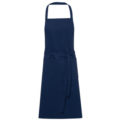 Picture of ORISSA 200 G & M² GOTS ORGANIC COTTON APRON in Navy.