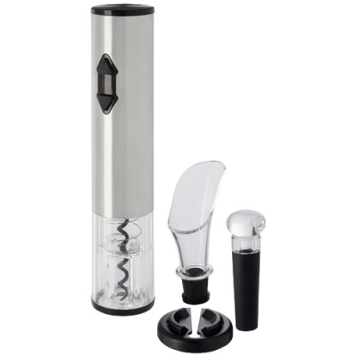 Picture of PINO ELECTRIC WINE OPENER with Wine Tools in Silver