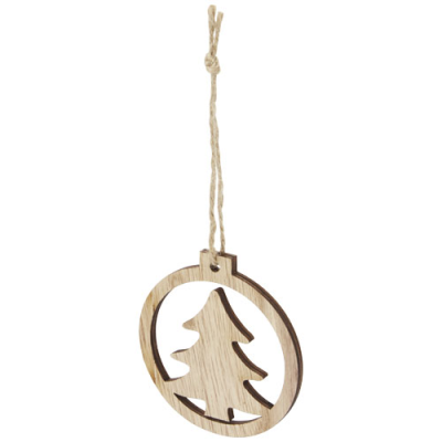 Picture of NATALL WOOD TREE ORNAMENT