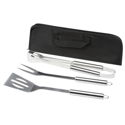 Picture of BARCABO BBQ 3-PIECE SET in Silver.