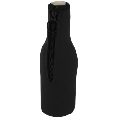 Picture of FRIS RECYCLED NEOPRENE BOTTLE SLEEVE HOLDER in Solid Black.