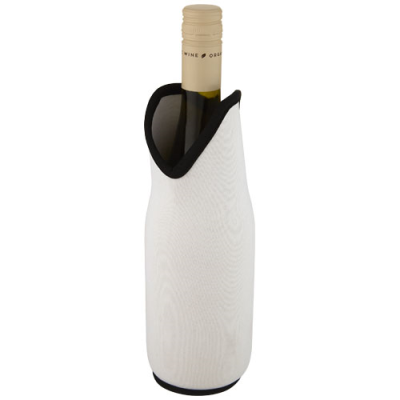 Picture of NOUN RECYCLED NEOPRENE WINE SLEEVE HOLDER in White