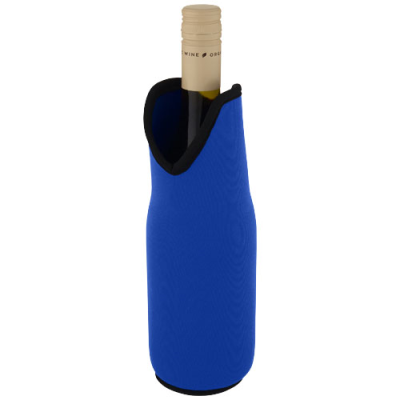 Picture of NOUN RECYCLED NEOPRENE WINE SLEEVE HOLDER in Royal Blue.