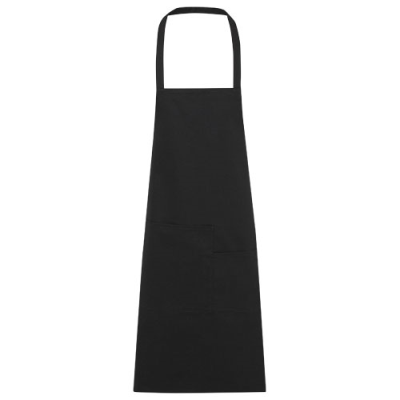 Picture of KHANA 280 G & M² COTTON APRON in Solid Black.