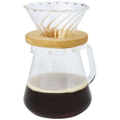 Picture of GEIS 500 ML GLASS COFFEE MAKER in Clear Transparent & Natural