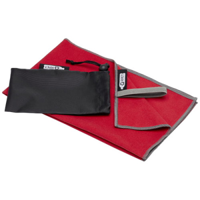 Picture of PIETER GRS ULTRA LIGHTWEIGHT AND QUICK DRY TOWEL 30X50 CM in Red.