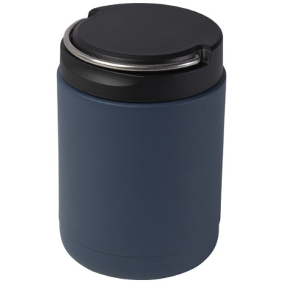 Picture of DOVERON 500 ML RECYCLED STAINLESS STEEL METAL THERMAL INSULATED LUNCH POT in Ice Blue