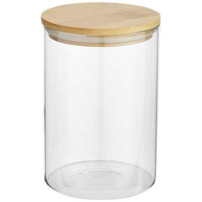 Picture of BOLEY 550 ML GLASS FOOD CONTAINER in Natural & Clear Transparent.