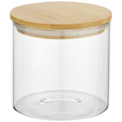 Picture of BOLEY 320 ML GLASS FOOD CONTAINER in Natural & Clear Transparent.