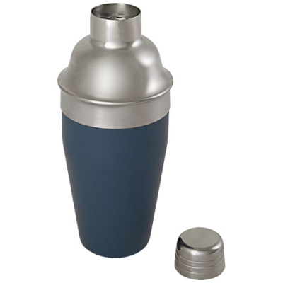 Picture of GAUDIE RECYCLED STAINLESS STEEL METAL COCKTAIL SHAKER in Ice Blue.