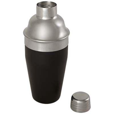 Picture of GAUDIE RECYCLED STAINLESS STEEL METAL COCKTAIL SHAKER in Solid Black.