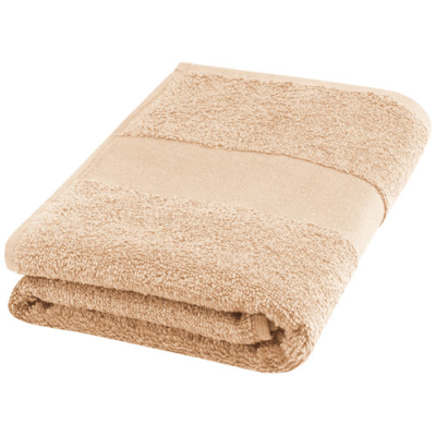 Picture of CHARLOTTE 450 G & M² COTTON TOWEL 50X100 CM in Beige.