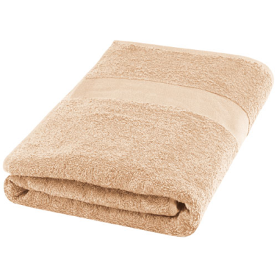 Picture of AMELIA 450 G & M² COTTON TOWEL 70X140 CM in Beige.