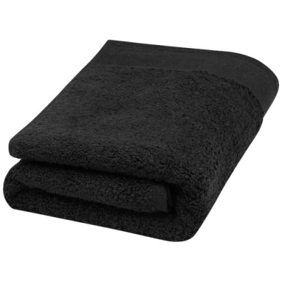 Picture of NORA 550 G & M² COTTON TOWEL 50X100 CM in Solid Black.