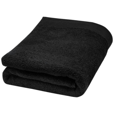 Picture of ELLIE 550 G & M² COTTON TOWEL 70X140 CM in Solid Black.