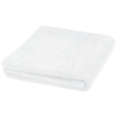 Picture of RILEY 550 G & M² COTTON TOWEL 100X180 CM in White.