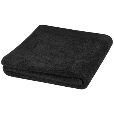 Picture of RILEY 550 G & M² COTTON TOWEL 100X180 CM in Solid Black.