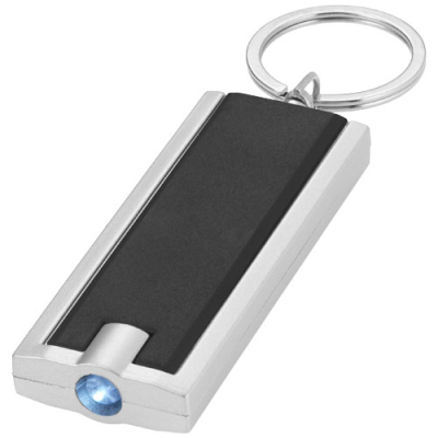 Picture of CASTOR LED KEYRING CHAIN LIGHT in Black Solid-silver