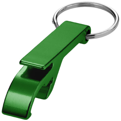 Picture of TAO BOTTLE AND CAN OPENER KEYRING CHAIN in Green.