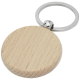 Picture of GIOVANNI BEECH WOOD WOOD ROUND KEYRING CHAIN