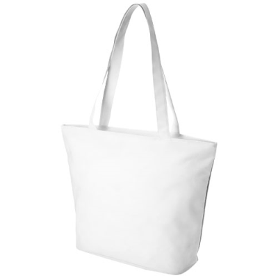 Picture of PANAMA ZIPPERED TOTE BAG in White Solid