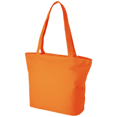 Picture of PANAMA ZIPPERED TOTE BAG 20L in Orange.