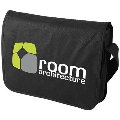 Picture of MISSION NON-WOVEN MESSENGER BAG in Black Solid