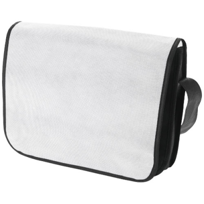 Picture of MISSION NON-WOVEN MESSENGER BAG in White Solid