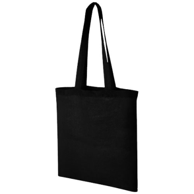 Picture of CAROLINA 100 G & M² COTTON TOTE BAG 7L in Solid Black.