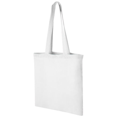 Creative Promotional and Branded Products from Creative Promotions Glasgow.  CAROLINA 100 G-M² COTTON TOTE BAG in White Solid